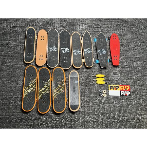 Tech Deck, Circuit Boards, Fingerboard Group Lot Of 12 With Accessories - Picture 7 of 9